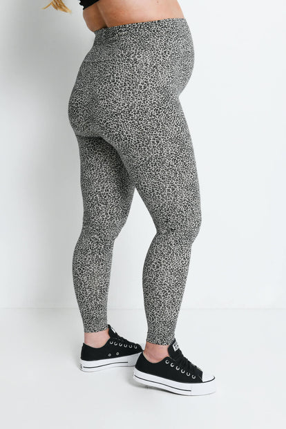 Everyday Umstandsleggings - Leopard Print