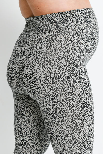 Everyday Umstandsleggings - Leopard Print