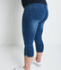 Cropped Umstandsjeggings - Mid Blue