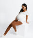 Everyday Umstandsleggings - Mocha Brown