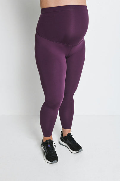 Focus 7/8 Umstandsleggings Sport - Mulberry Plum