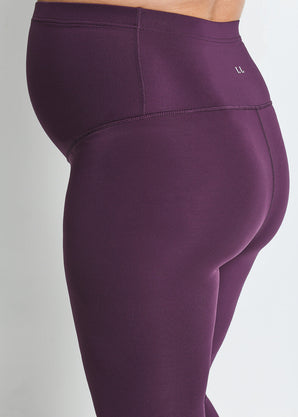 Focus 7/8 Umstandsleggings Sport - Mulberry Plum