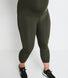 Focus Cropped Umstandsleggings Sport - Olive Green