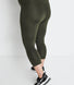 Focus Cropped Umstandsleggings Sport - Olive Green