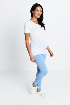 Everyday Umstandsleggings - Powder Blue