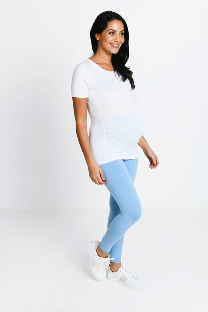 Everyday Umstandsleggings - Powder Blue