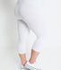 Everyday Cropped Umstandsleggings - White