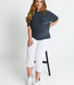 Everyday Cropped Umstandsleggings - White