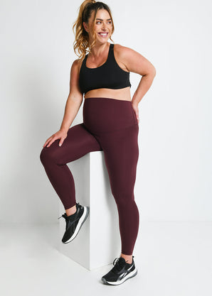 Revitalise 7/8 Umstandsleggings - Winter Berry