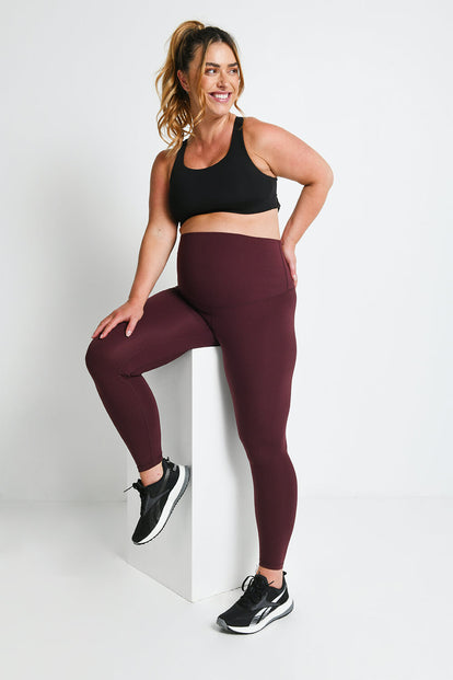 Revitalise 7/8 Umstandsleggings - Winter Berry