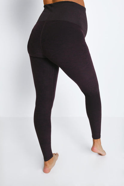 Ultimate Soft-Touch Umstandsleggings - Winter Berry Marl