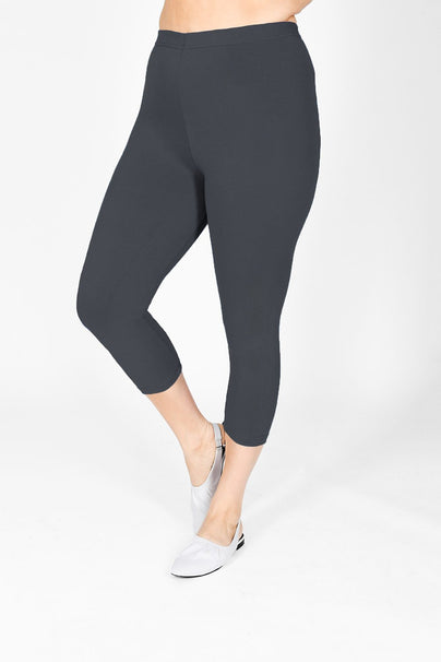 Everyday Cropped Leggings Curvy - Odyssey Grey