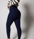 Gerippte Leggings Curvy - Navy