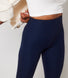 Gerippte Leggings - Navy