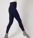 Gerippte Leggings - Navy