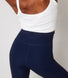 Gerippte Leggings - Navy