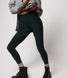 Alltägliche Winter-Leggings mit hoher Taille  - Deep Forest