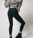 Alltägliche Winter-Leggings mit hoher Taille  - Deep Forest