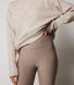 Everyday Winter High Waisted Leggings Curvy - Stone