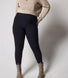 Everyday Winter High Waisted Leggings Curvy - Vintage Navy