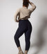 Everyday Winter High Waisted Leggings Curvy - Vintage Navy