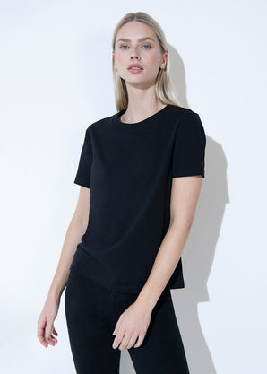 Everyday T-Shirt Curvy-Shirt - Black