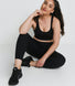Energise  7/8 High Waisted Gym Leggings - Midnight Black