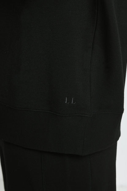 Luxus Lounge Sweatshirt - Black