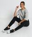Recharge High Waisted Jogginghose - Midnight Black