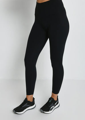 Revitalise 7/8 High Waisted Leggings - Midnight Black