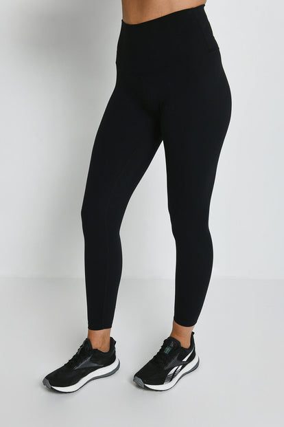 Revitalise 7/8 High Waisted Leggings - Midnight Black