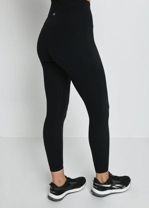 Revitalise 7/8 High Waisted Leggings - Midnight Black