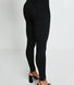 Leggings In Wildlederoptik - Black