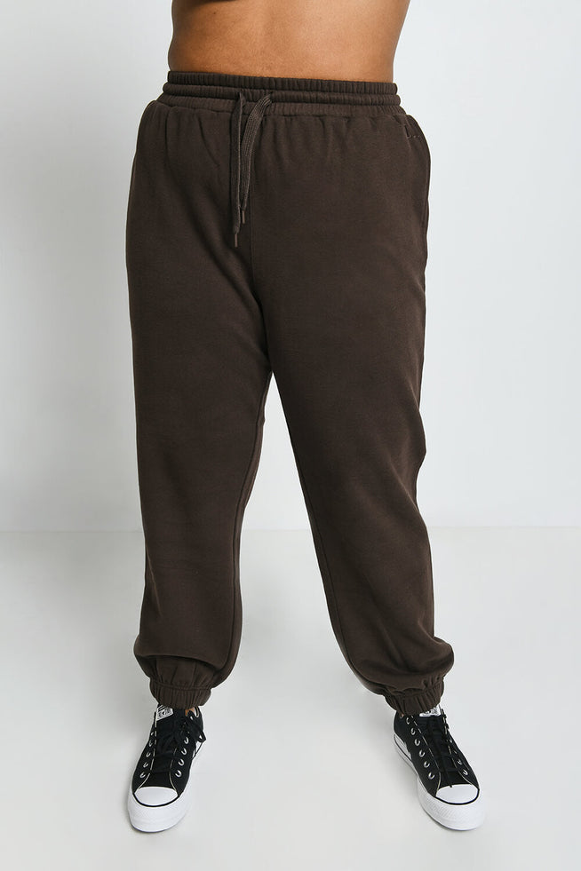 Everyday Jogginghose Komfort Curvy - Espresso Brown