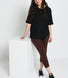 Everyday Cropped Leggings - Chocolate Brown