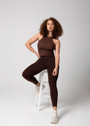 Everyday Leggings - Chocolate Brown