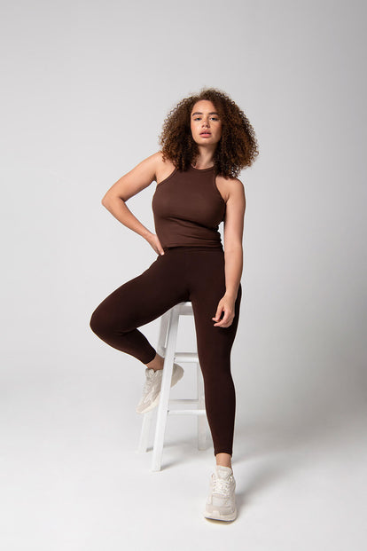 Everyday Leggings - Chocolate Brown