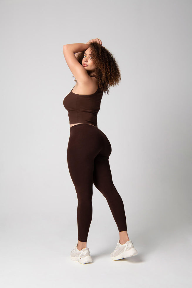 Everyday Leggings - Chocolate Brown