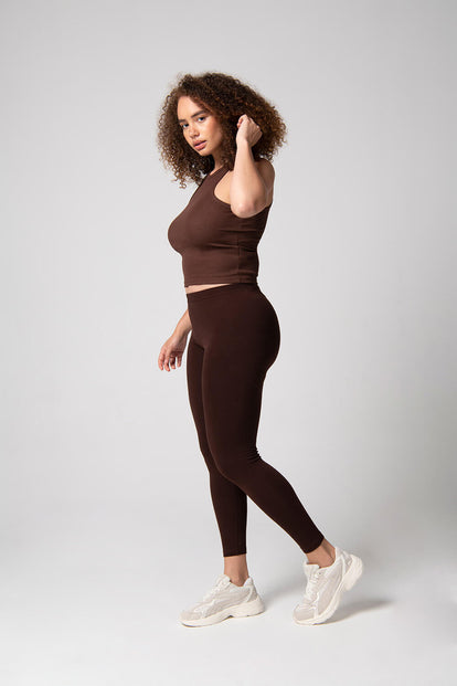 Everyday Leggings - Chocolate Brown