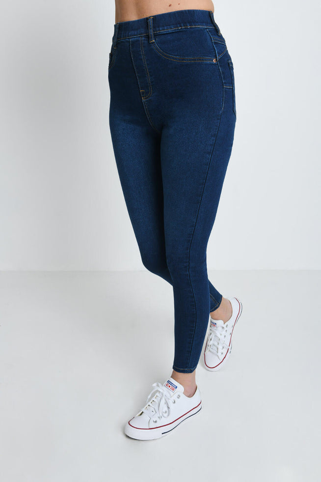 7/8 Jeggings Curvy - Dark Blue