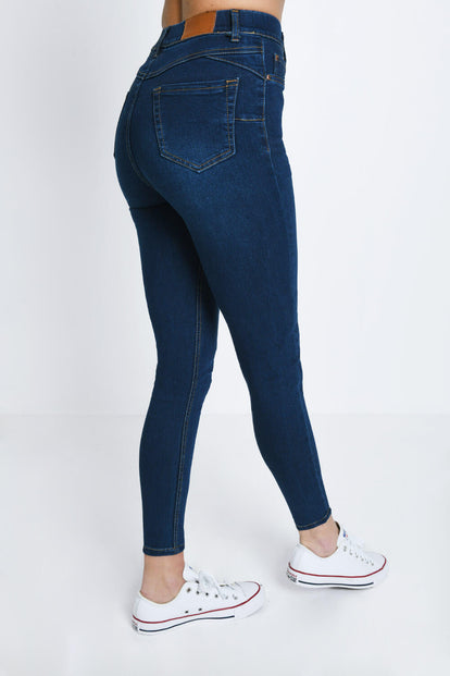 7/8 Jeggings - Dark Blue