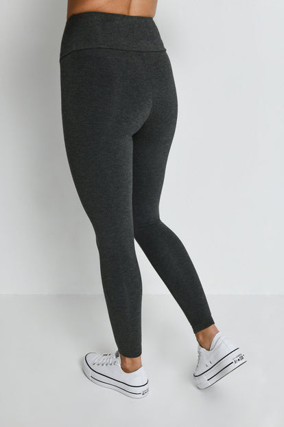 Everyday High Waisted Leggins Lightweight - Dark Grey Marl