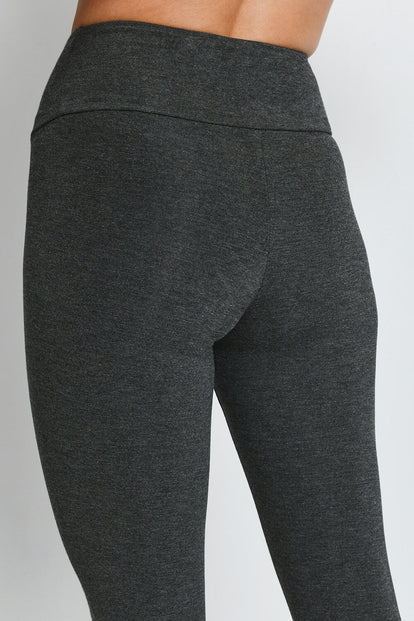 Everyday High Waisted Leggins Lightweight - Dark Grey Marl