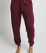 Luxus Lounge Jogginghose - Dark Cherry