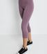 Alltägliche Cropped Leggings - Elderberry-Lila