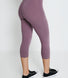 Alltägliche Cropped Leggings - Elderberry-Lila