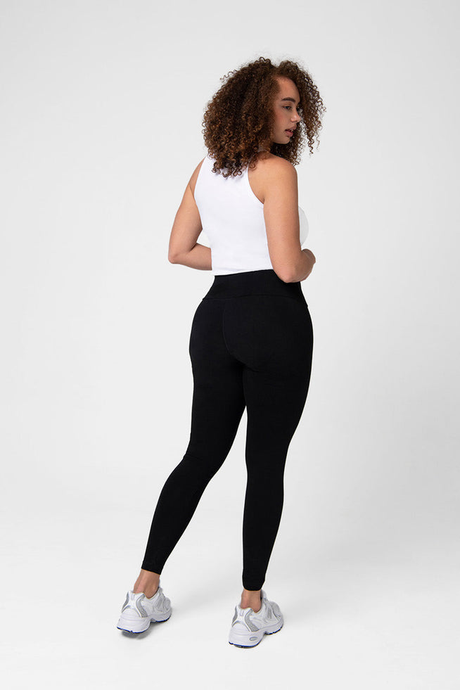 Everyday High Waisted Leggings - Black