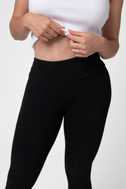 Everyday High Waisted Leggings - Black