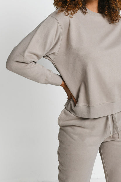 Everyday Sweatshirt Komfort - Oatmeal Beige