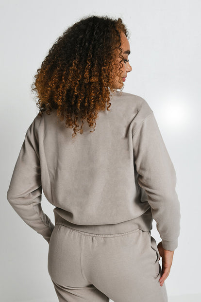 Everyday Sweatshirt Komfort - Oatmeal Beige